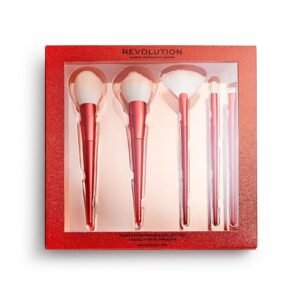 Makeup Revolution Precious Stone Brush Set Ruby Crush