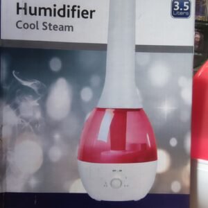 Air Humidifier Ultrasonic Cool Steam Mist with Color Changing LED Night Light 2.4 Liters LONG NECK 3.5L
