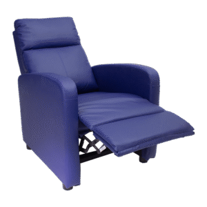 Pushback Recliner Chair - Recliner Style | Blue
