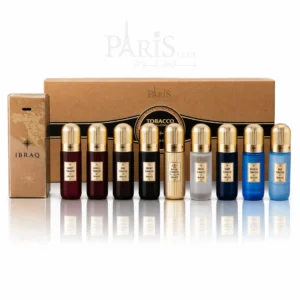 Ibrahim Al Qurashi Tobacco Collection Set – 9 x 10ml Eau de Parfum